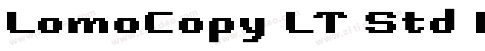LomoCopy LT Std Midi字体转换